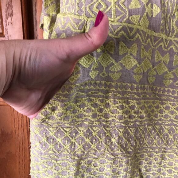 BCBGMAXAZRIA Milana Embroidered Wool Blend Mini Dress - L - Picture 8 of 15